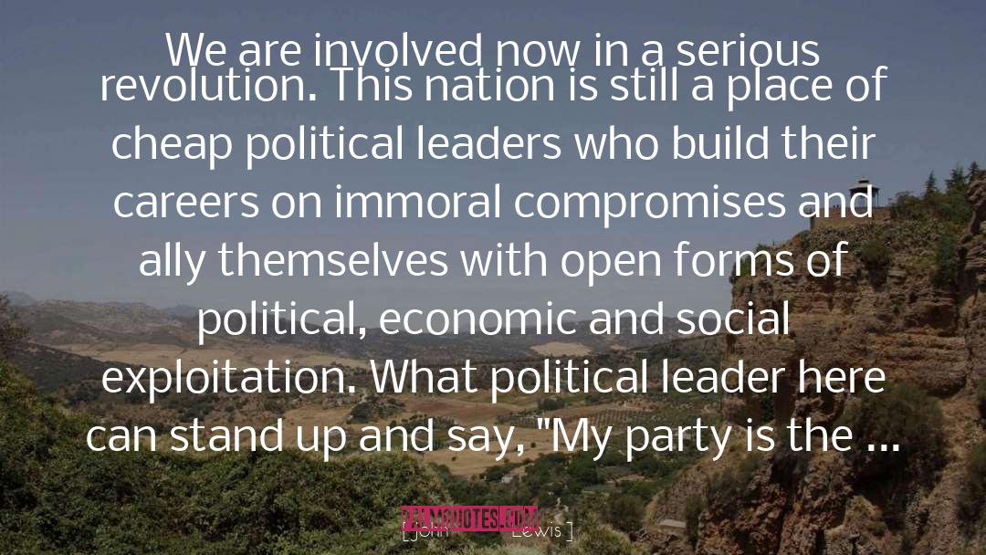 Political Leader quotes by John             Lewis