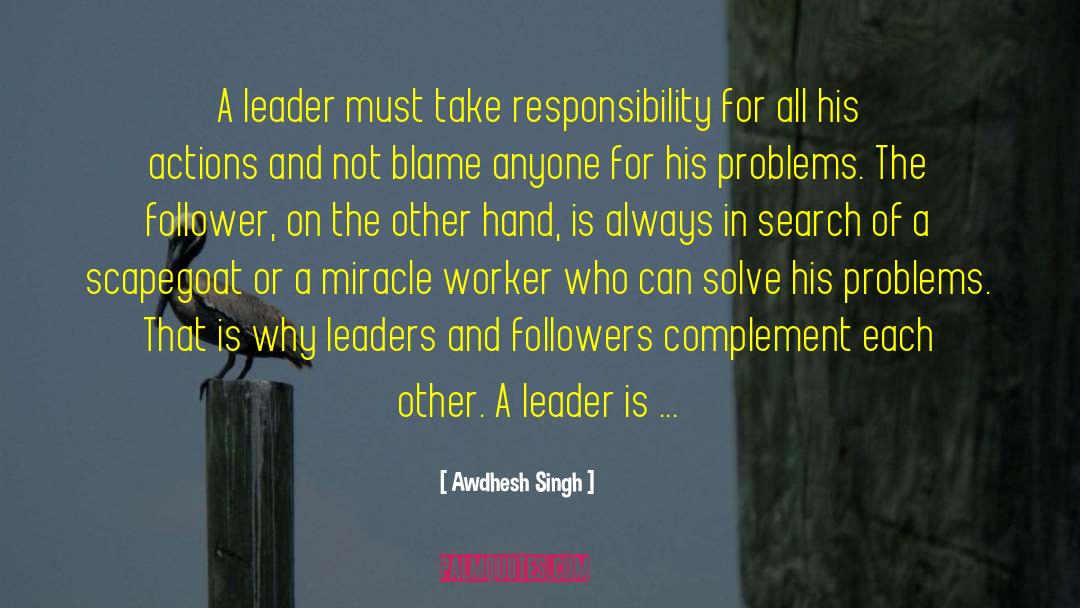 Political Leader quotes by Awdhesh Singh