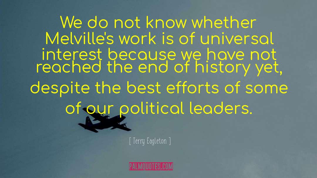 Political Leaders quotes by Terry Eagleton