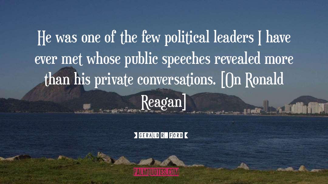 Political Leaders quotes by Gerald R. Ford