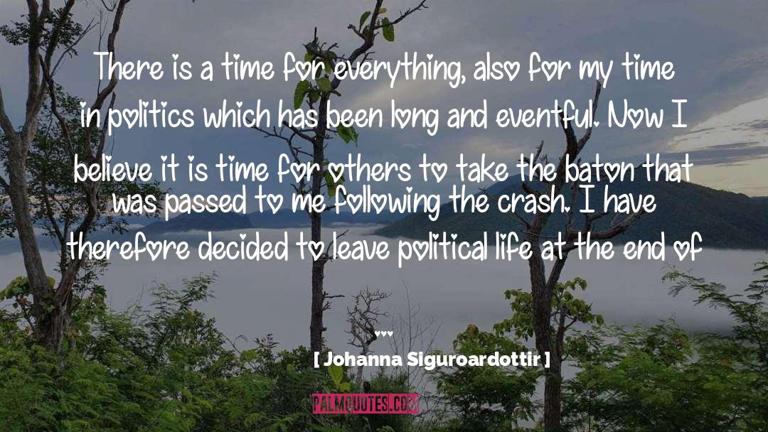 Political Life quotes by Johanna Siguroardottir