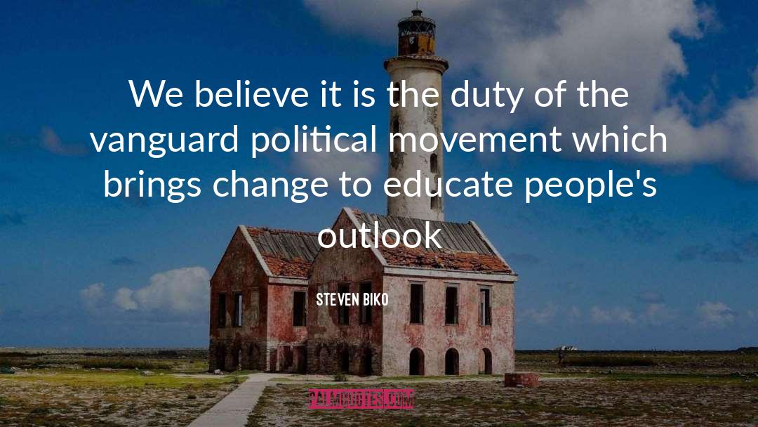 Political Movement quotes by Steven Biko