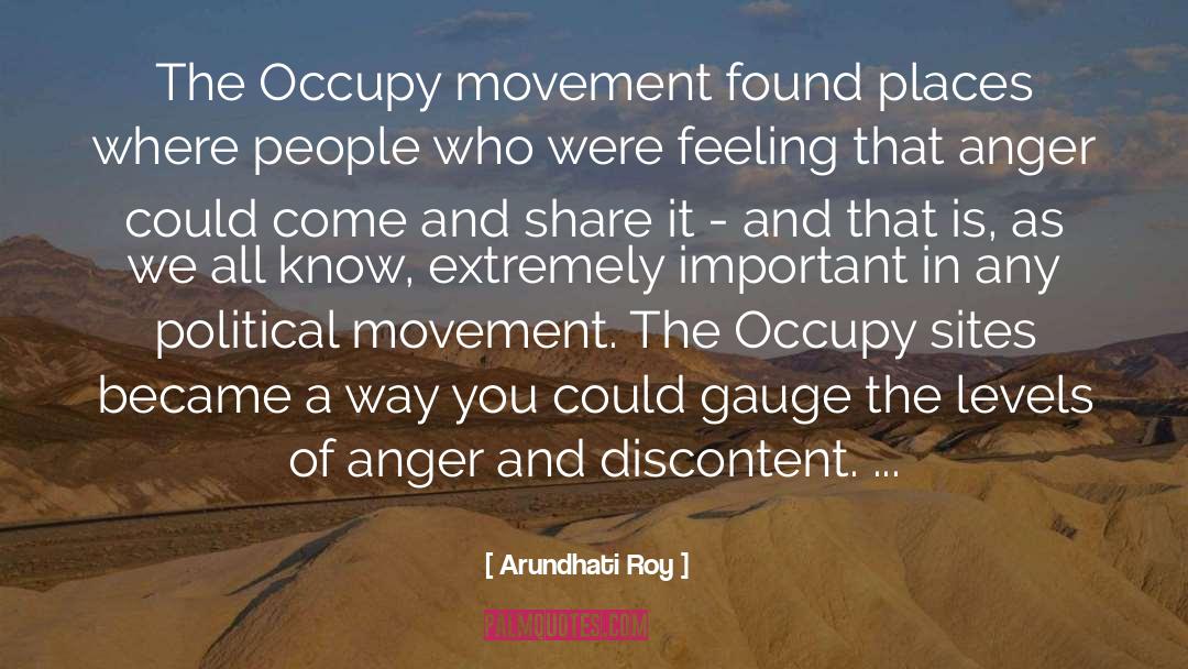 Political Movement quotes by Arundhati Roy