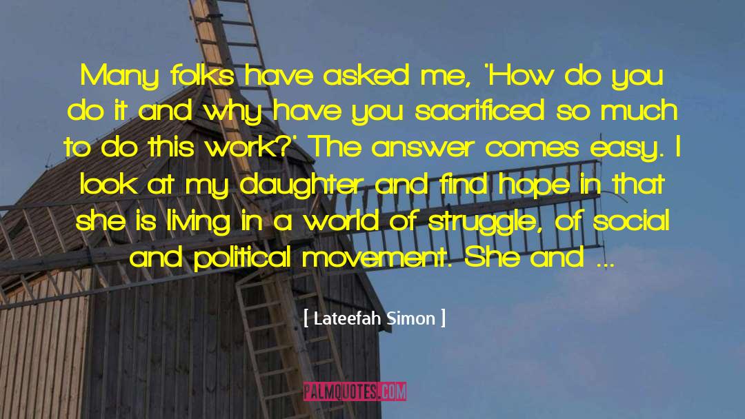 Political Movement quotes by Lateefah Simon