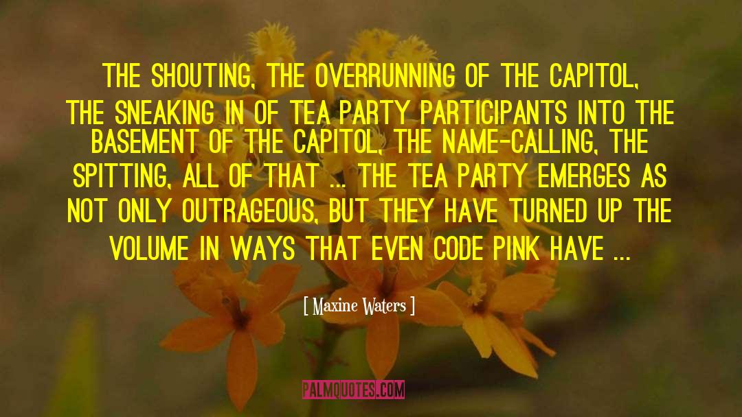 Political Name Calling quotes by Maxine Waters