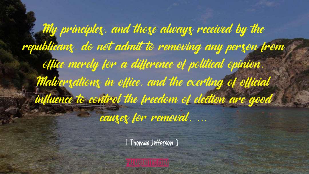 Political Opinions quotes by Thomas Jefferson