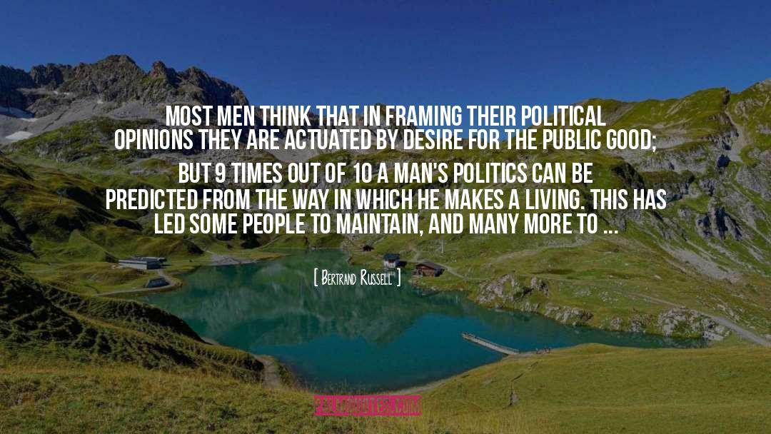 Political Opinions quotes by Bertrand Russell