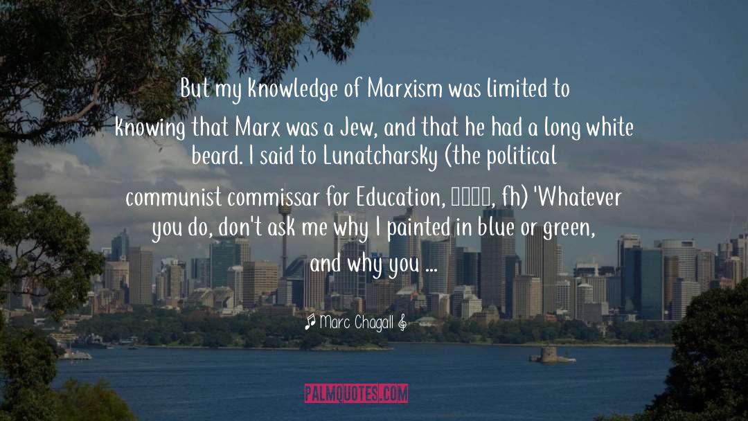 Political Organizing quotes by Marc Chagall