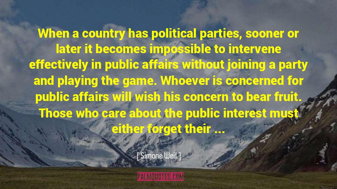 Political Parties quotes by Simone Weil