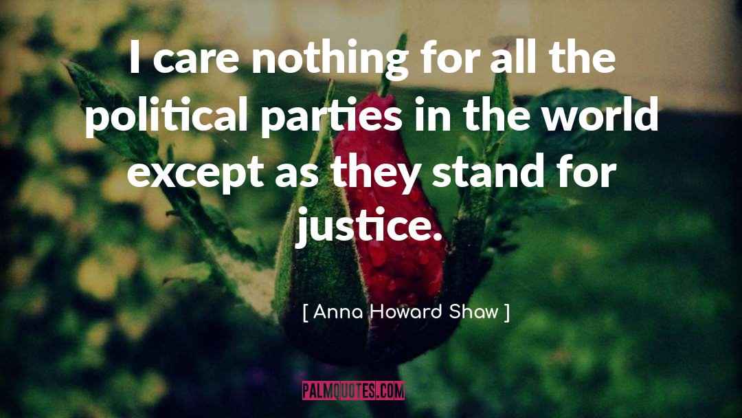 Political Parties quotes by Anna Howard Shaw