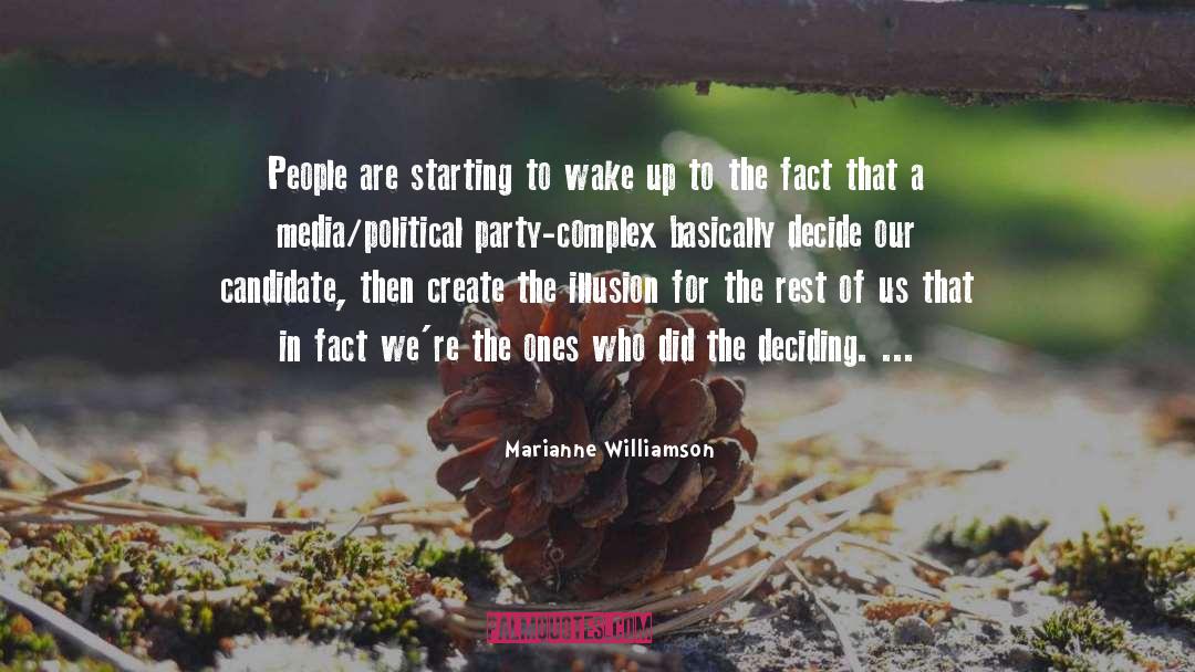 Political Party quotes by Marianne Williamson