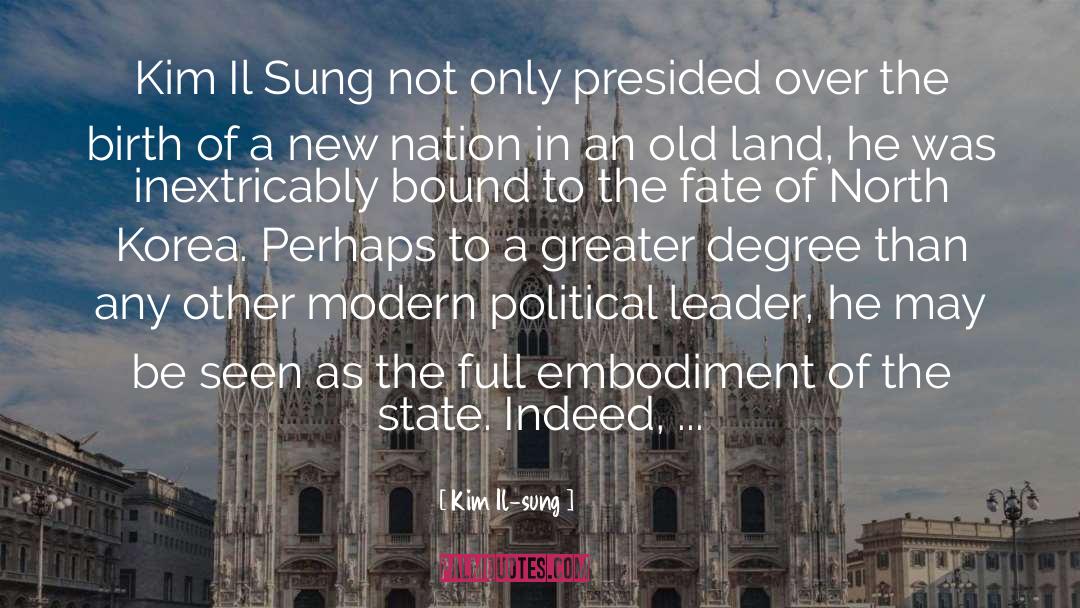 Political Pgilosophy quotes by Kim Il-sung