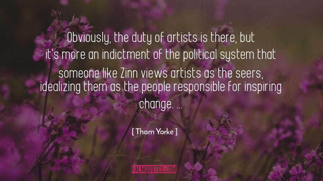 Political Pgilosophy quotes by Thom Yorke