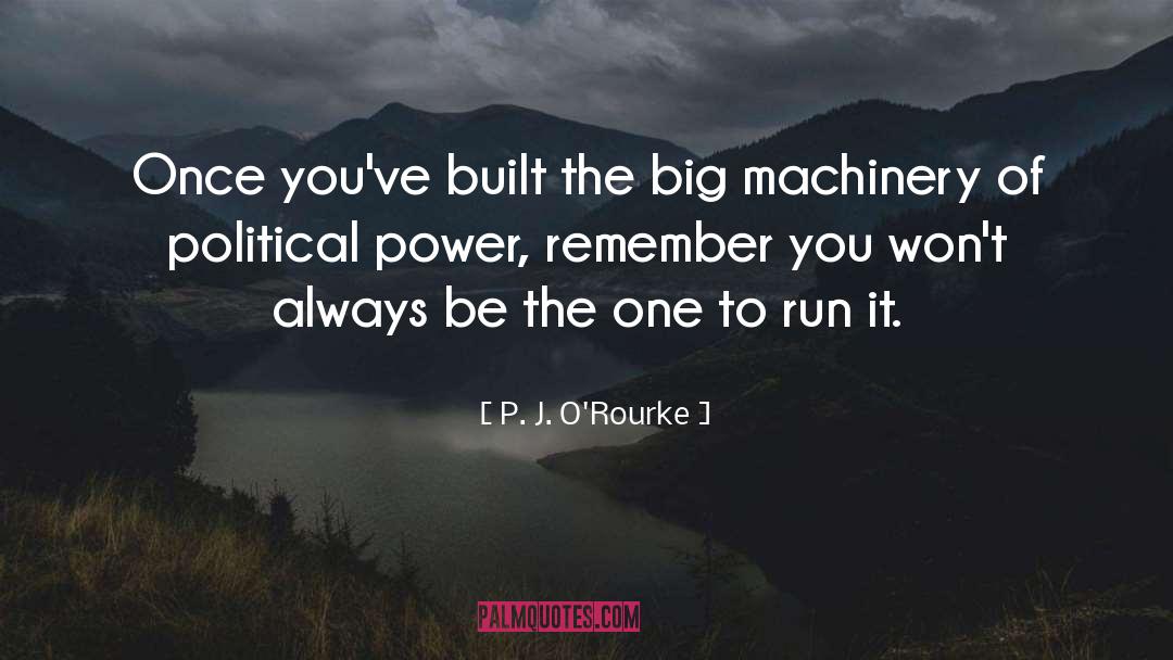 Political Power quotes by P. J. O'Rourke