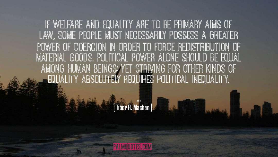 Political Power quotes by Tibor R. Machan