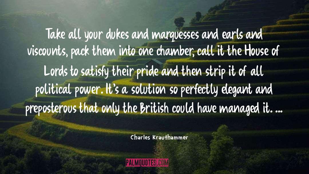 Political Power quotes by Charles Krauthammer