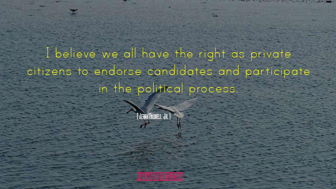 Political Process quotes by Jerry Falwell, Jr.