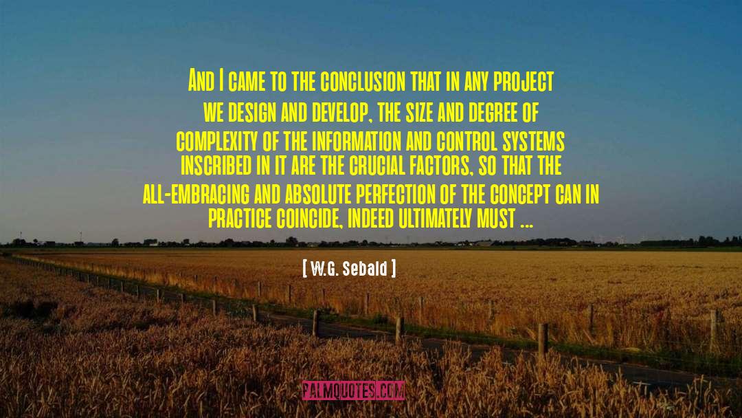 Political Project quotes by W.G. Sebald