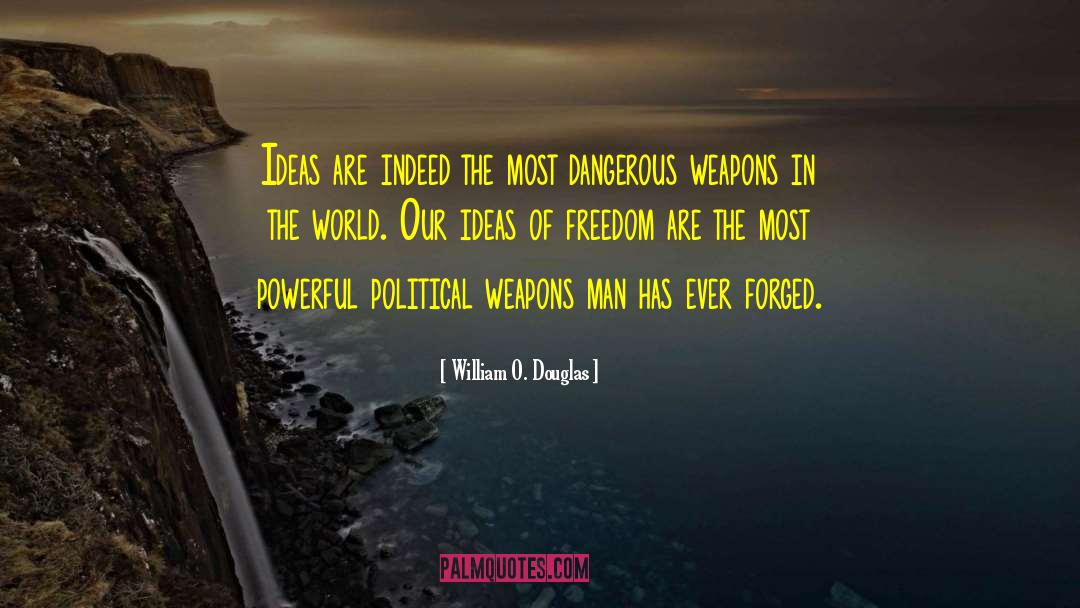 Political Reformer quotes by William O. Douglas