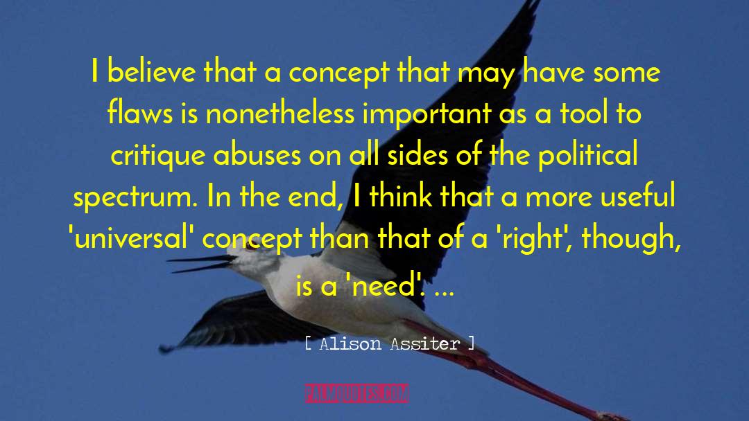 Political Rhetoric quotes by Alison Assiter