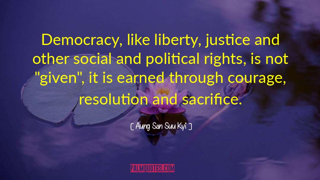 Political Rights quotes by Aung San Suu Kyi