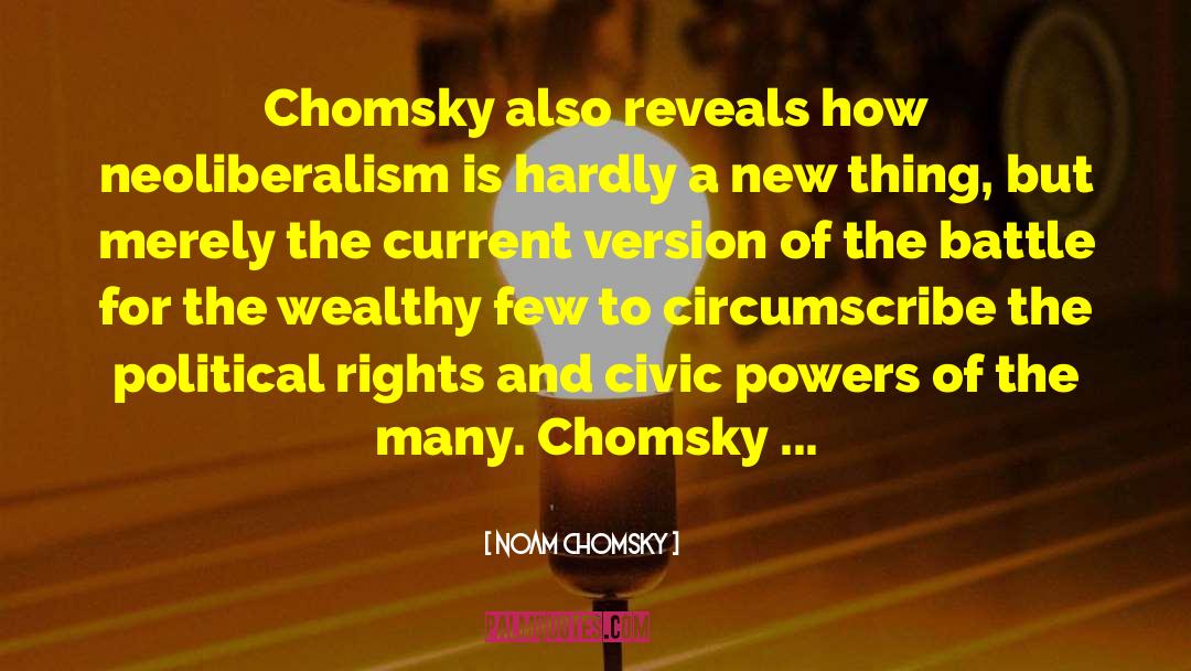 Political Rights quotes by Noam Chomsky