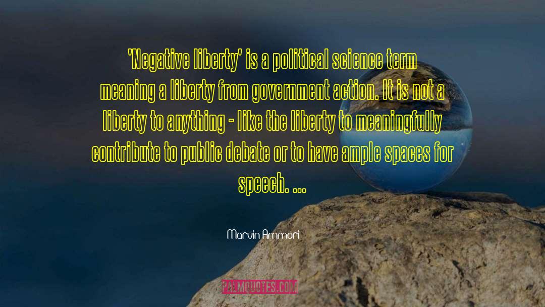 Political Science quotes by Marvin Ammori