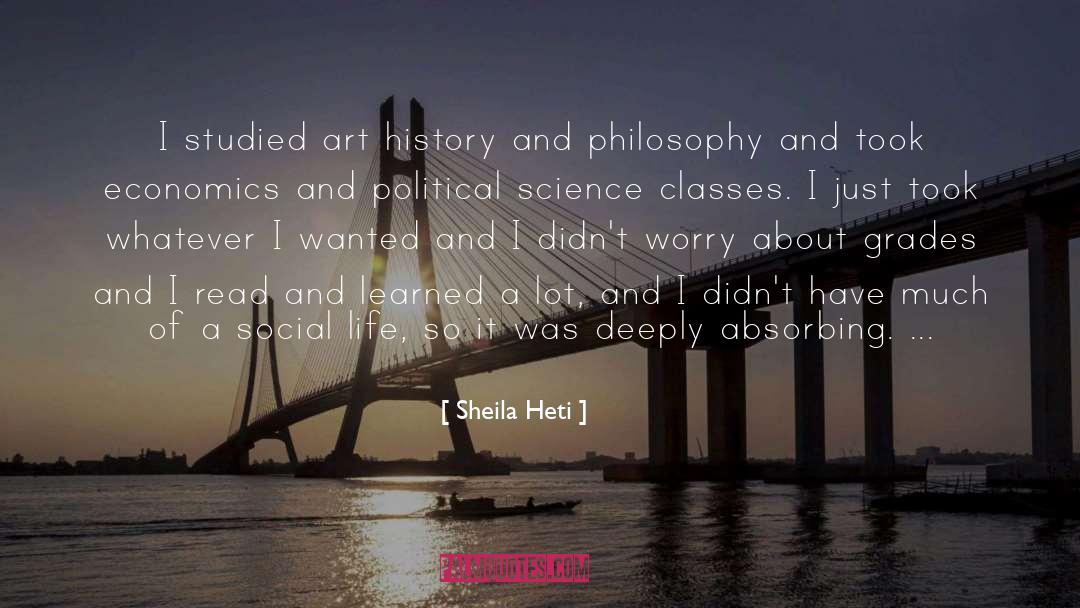 Political Science quotes by Sheila Heti