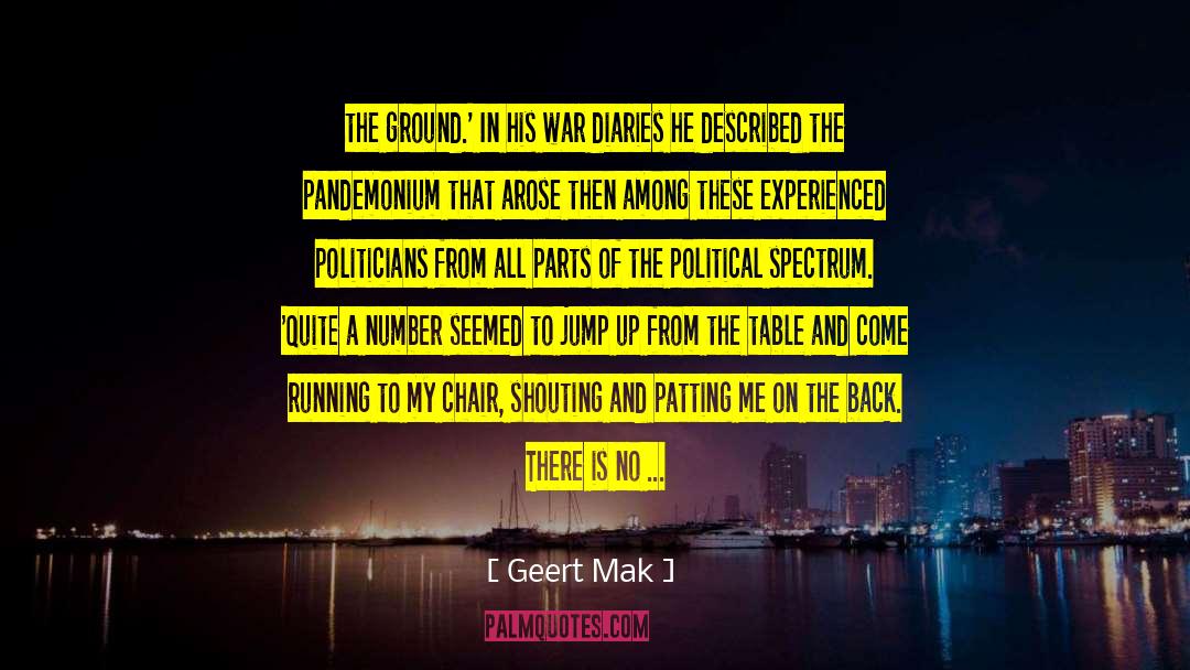 Political Spectrum quotes by Geert Mak