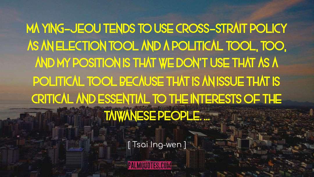Political Speech quotes by Tsai Ing-wen