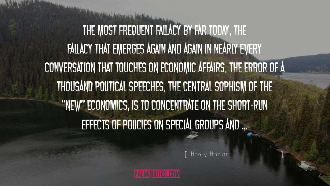 Political Speeches quotes by Henry Hazlitt