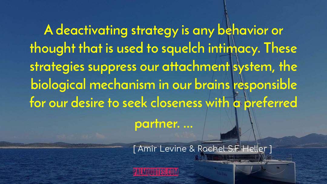 Political Strategies quotes by Amir Levine & Rachel S.F. Heller