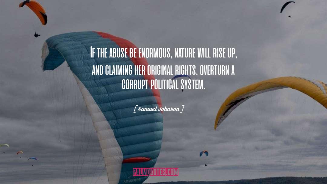 Political System quotes by Samuel Johnson