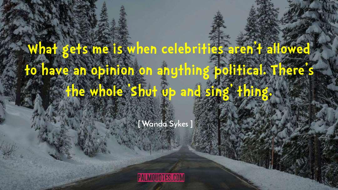 Political Upheaval quotes by Wanda Sykes