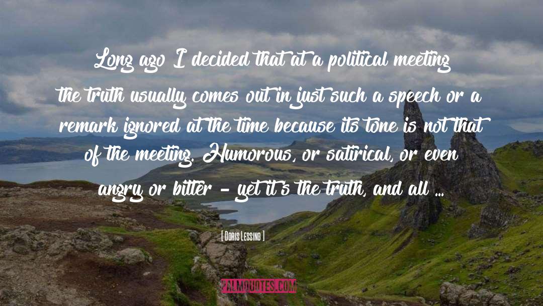 Political Upheaval quotes by Doris Lessing