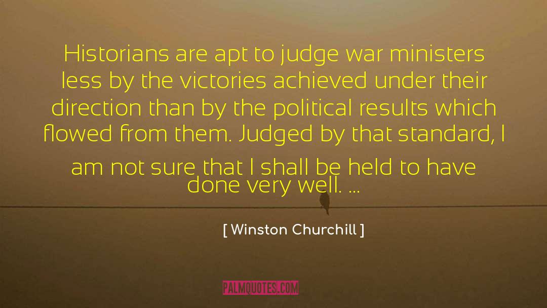 Political Victory quotes by Winston Churchill