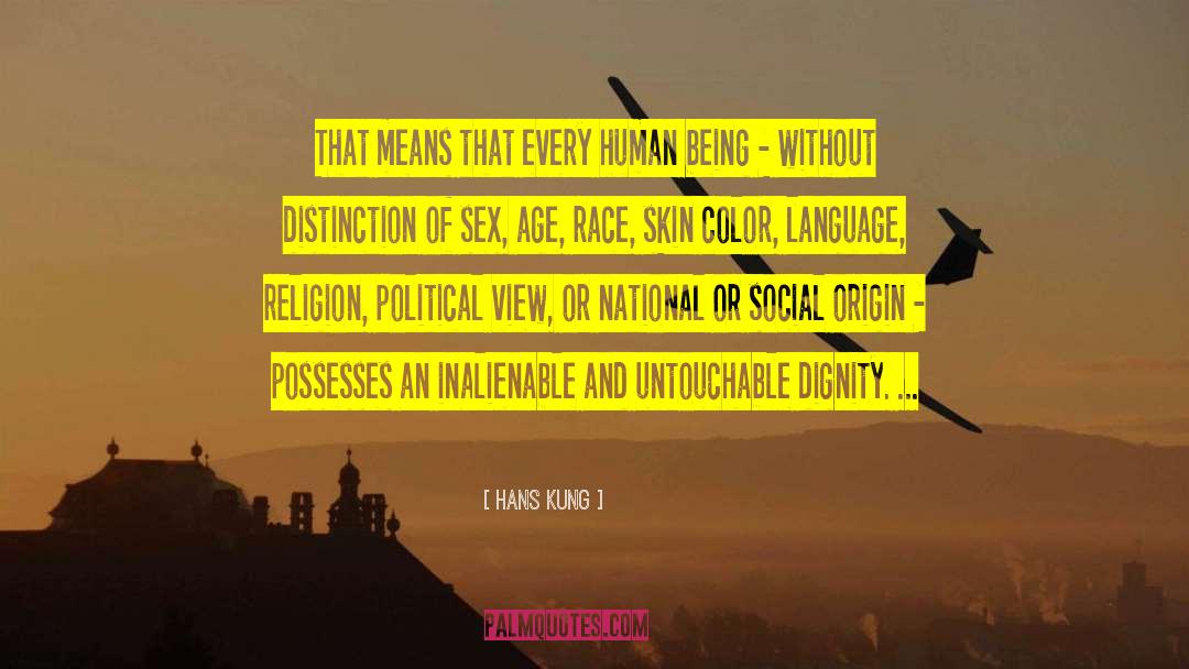 Political View quotes by Hans Kung