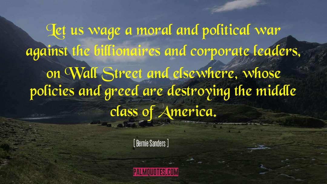 Political War quotes by Bernie Sanders