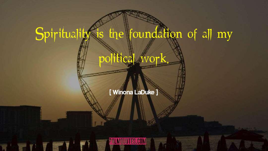 Political Work quotes by Winona LaDuke