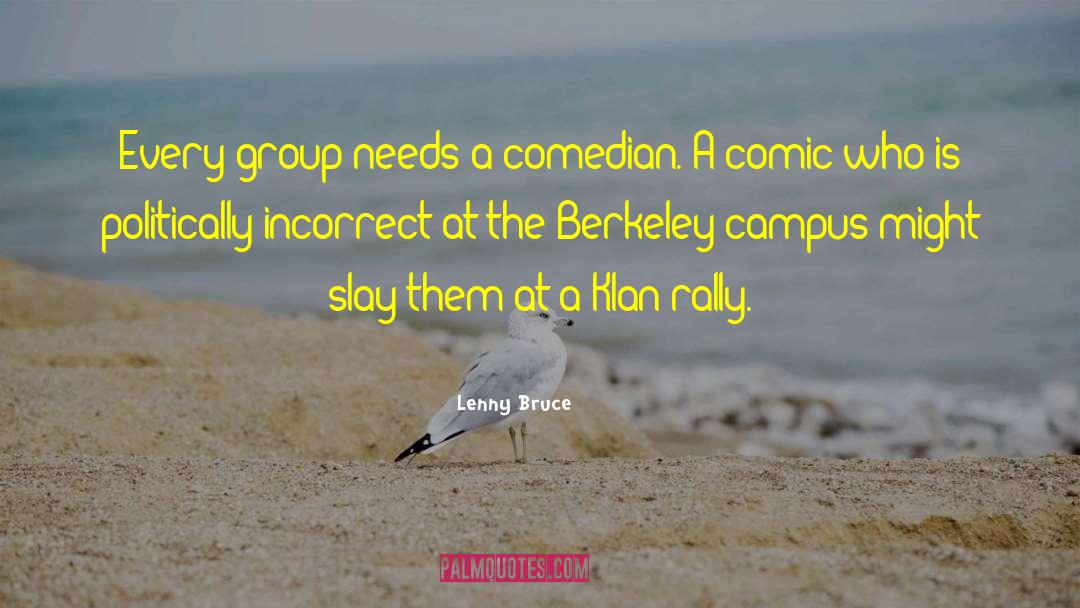 Politically Incorrect quotes by Lenny Bruce