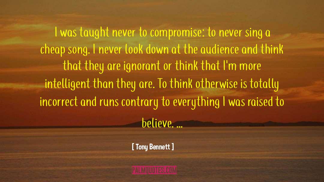 Politically Incorrect quotes by Tony Bennett