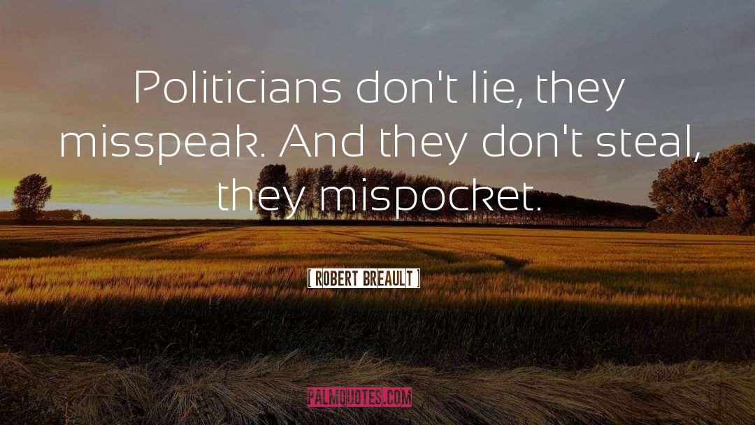 Politician quotes by Robert Breault