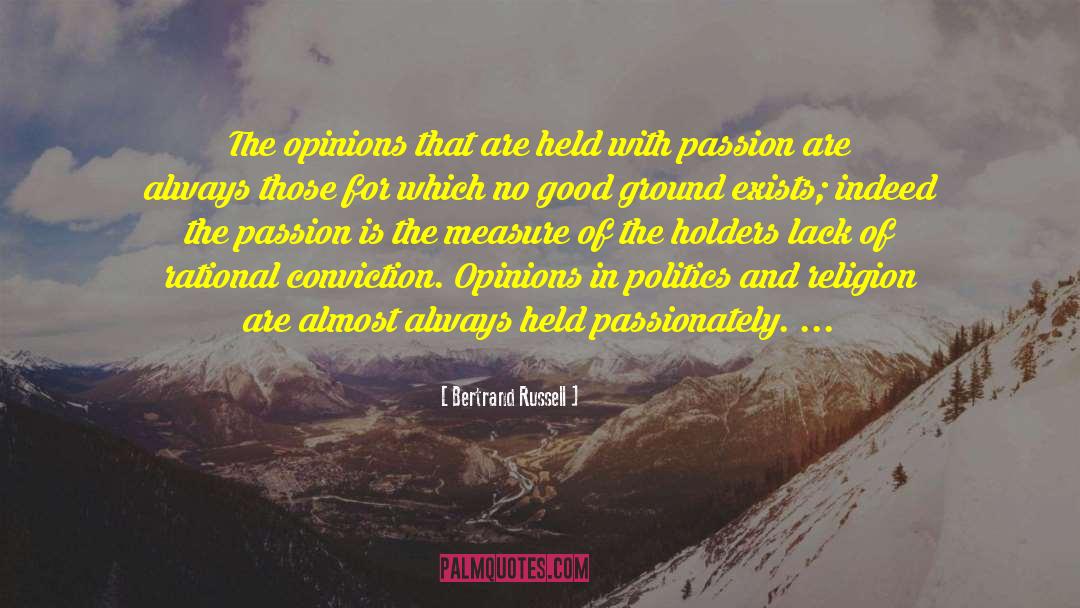 Politics And Religion quotes by Bertrand Russell