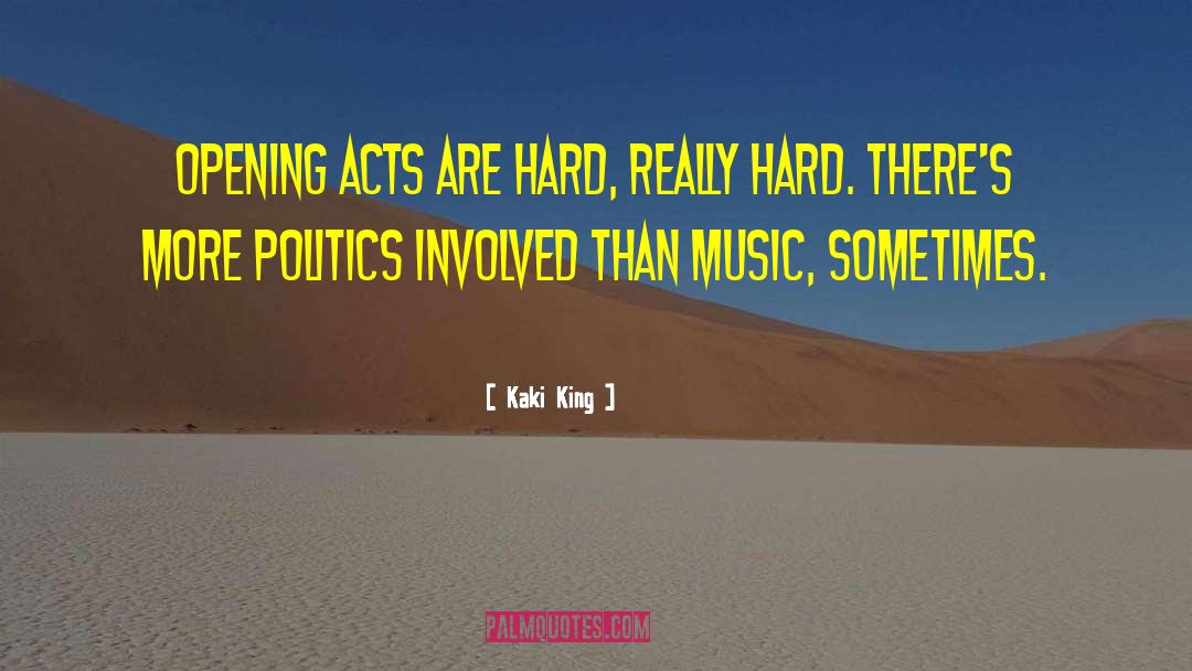 Politics Funny quotes by Kaki King