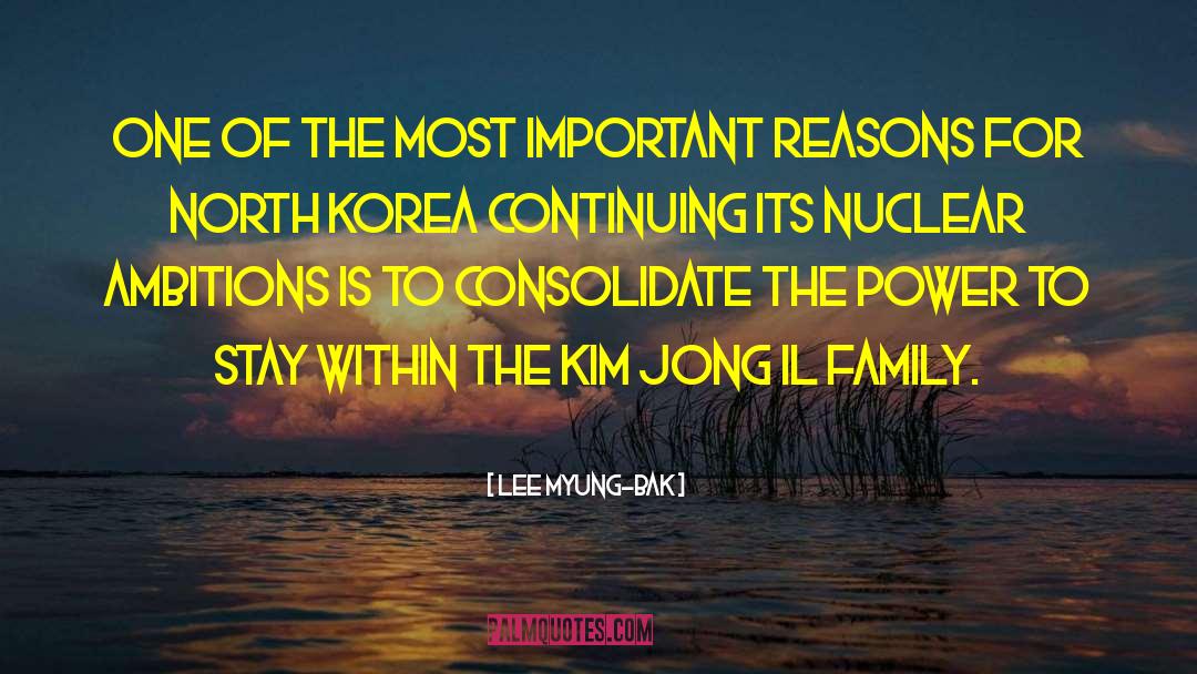 Politics Of North Korea quotes by Lee Myung-bak