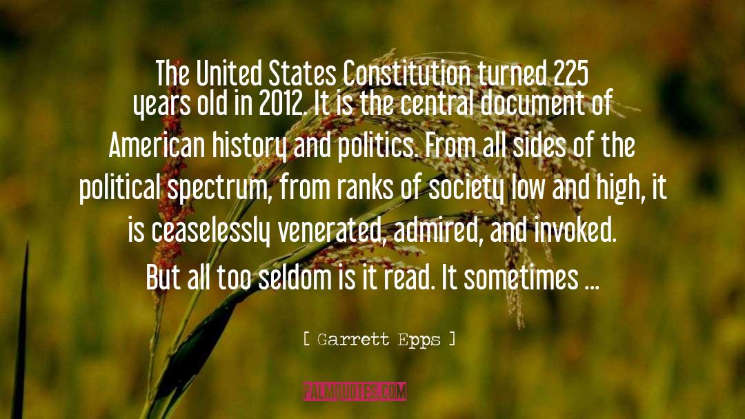 Politics quotes by Garrett Epps