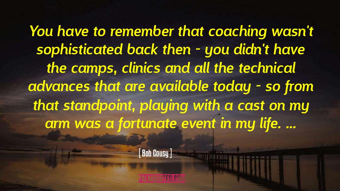 Polizzi Clinic quotes by Bob Cousy