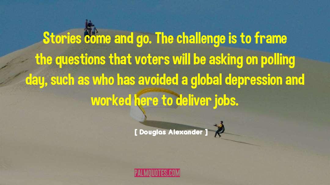 Polling quotes by Douglas Alexander