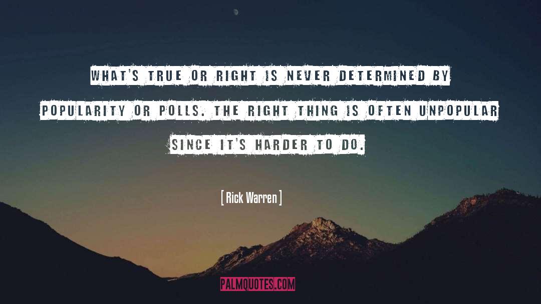 Polls quotes by Rick Warren