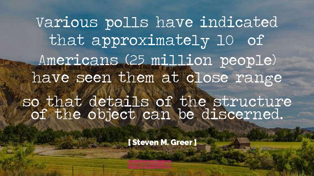 Polls quotes by Steven M. Greer